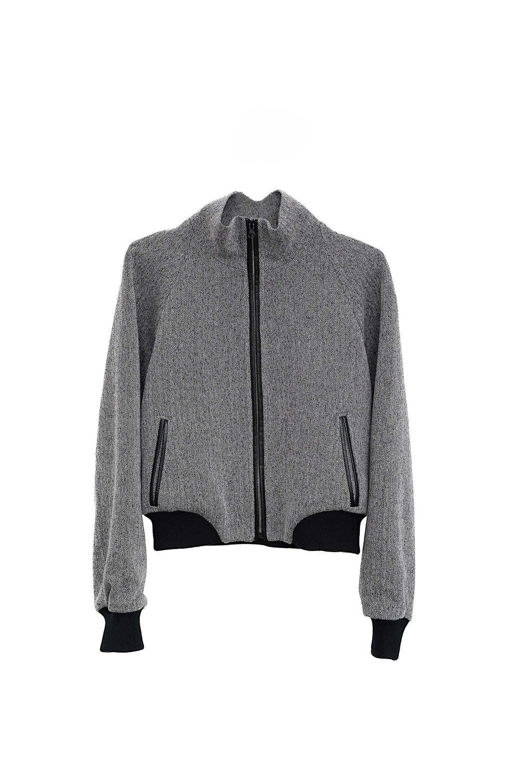 GREY BOMBER JACKET 01