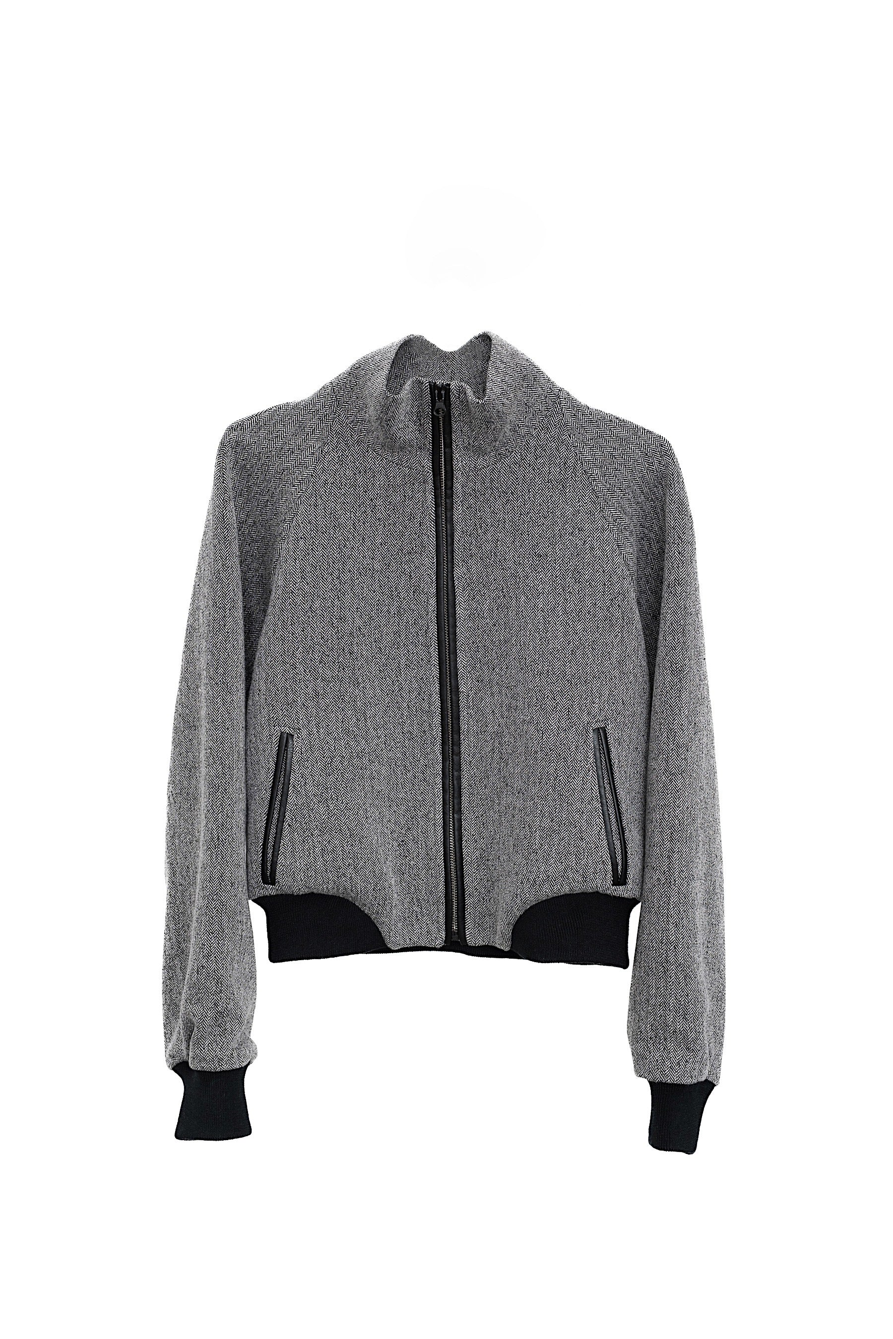 GREY BOMBER JACKET 01